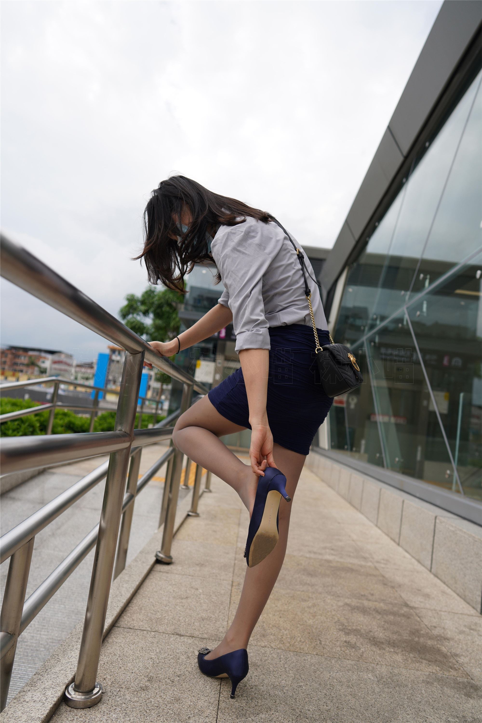 KittyWawa袜小喵  KT187《地铁偶遇》